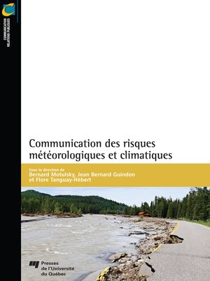 cover image of Communication des risques météorologiques et climatiques